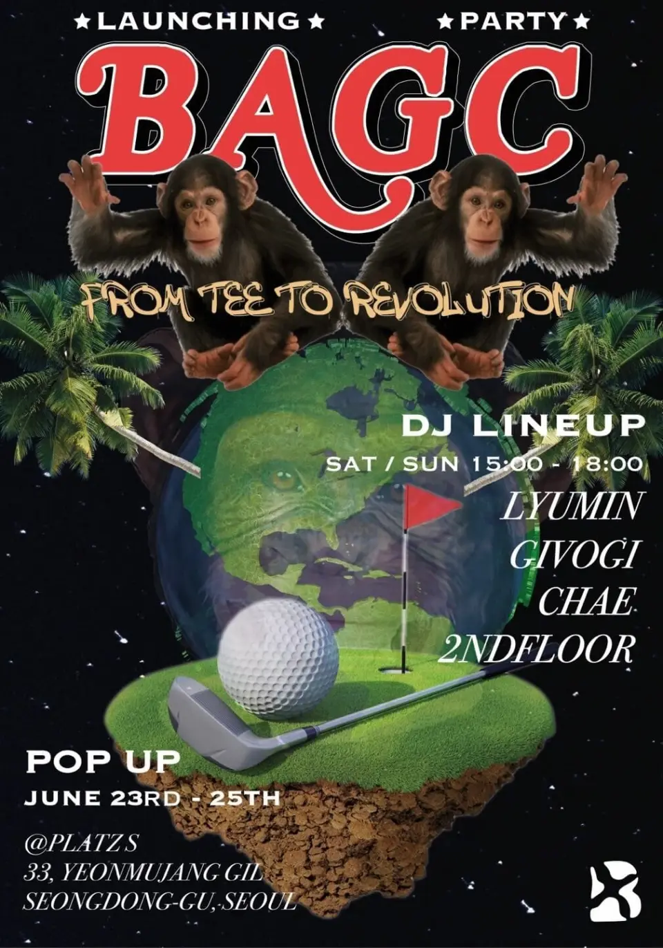 BORED APE GOLF CLUB pop-up